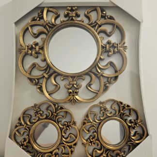 TRIS DI SPECCHI BRONZO