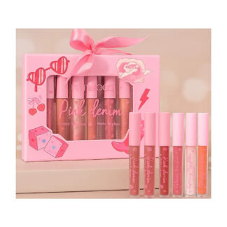 Set 6 Lip Gloss Kevin Coco Pink Denim