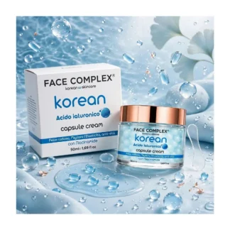 Crema Viso Korean Acido Ialuronico in Capsule — con niacinamide
