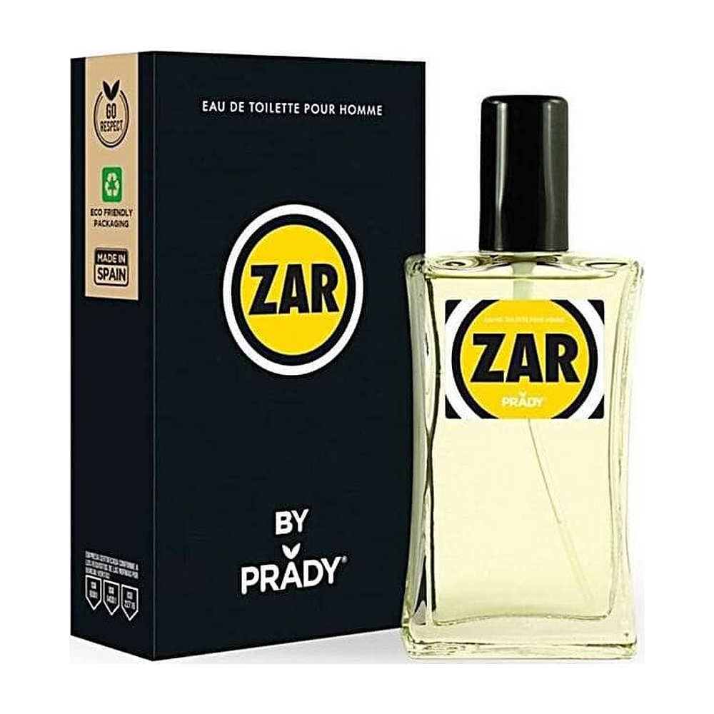 Eau de Toilette Zar by Prady 90 ml — Uomo Legnosa Speziata