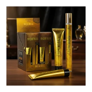 Body set uomo Rich man crema corpo+profumo