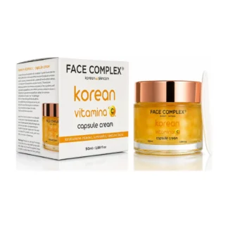 Crema Viso Korean Vitamina C in Capsule — idratante illuminante