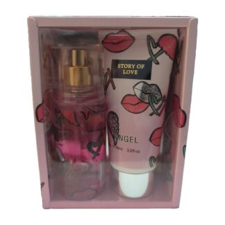 Set Donna Profumo 90 ml e Crema Corpo 90 ml — Fragola e Peonia