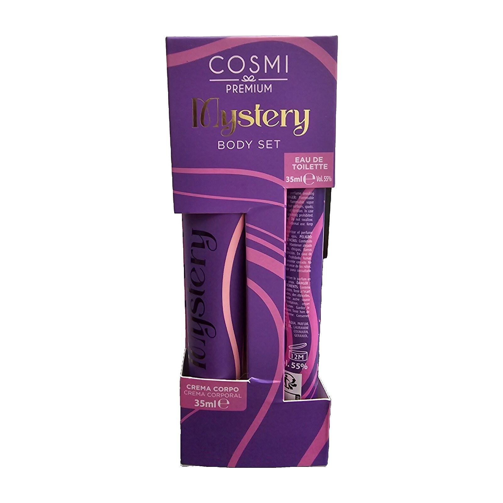 Body set donna Mistery profumo 35 ml+crema corpo