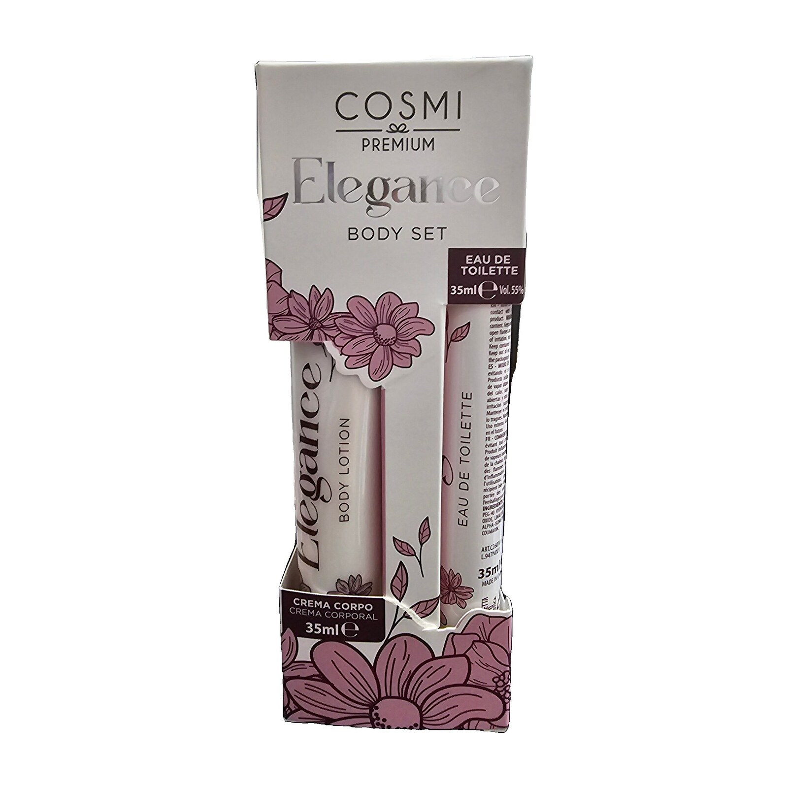 Body set donna Elegance profumo+crema corpo