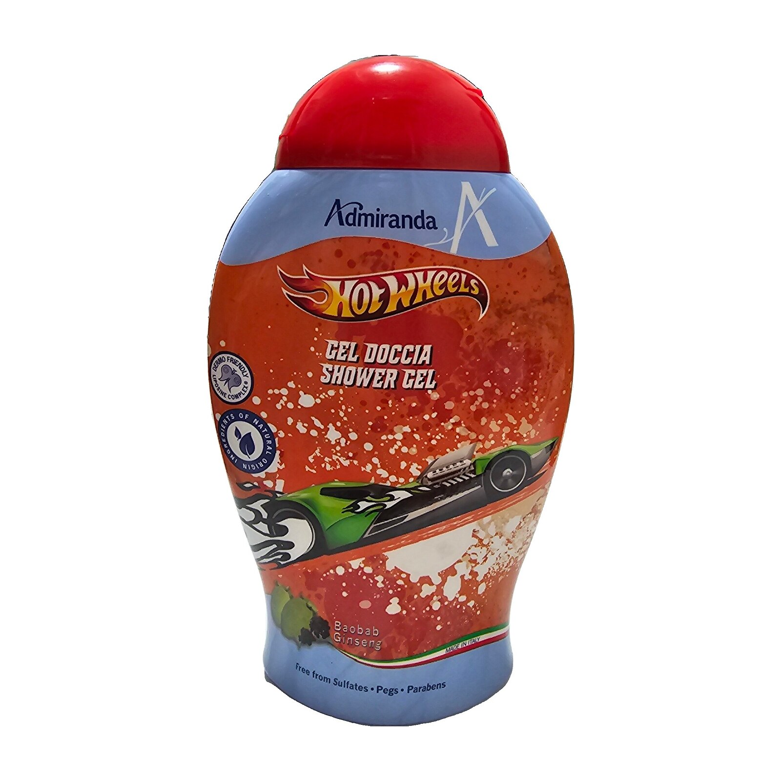 Gel doccia bambino delle Hot Wheels 250 ml