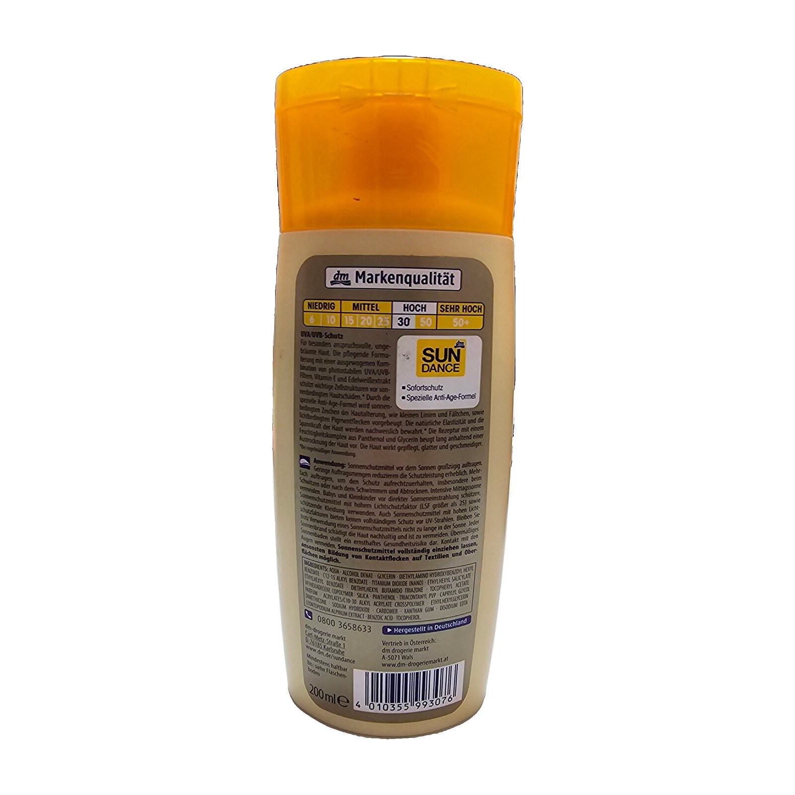 Protezione solare 30 anti-age della Sundance 200 ml - immagine 2