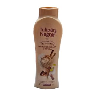 Bagnoschiuma tulipan negro Latte meringata e cannella 650 ml