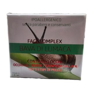 Contorno occhi Bava di Lumaca Face Complex 30 ml — occhiaie, borse, zampe di gallina