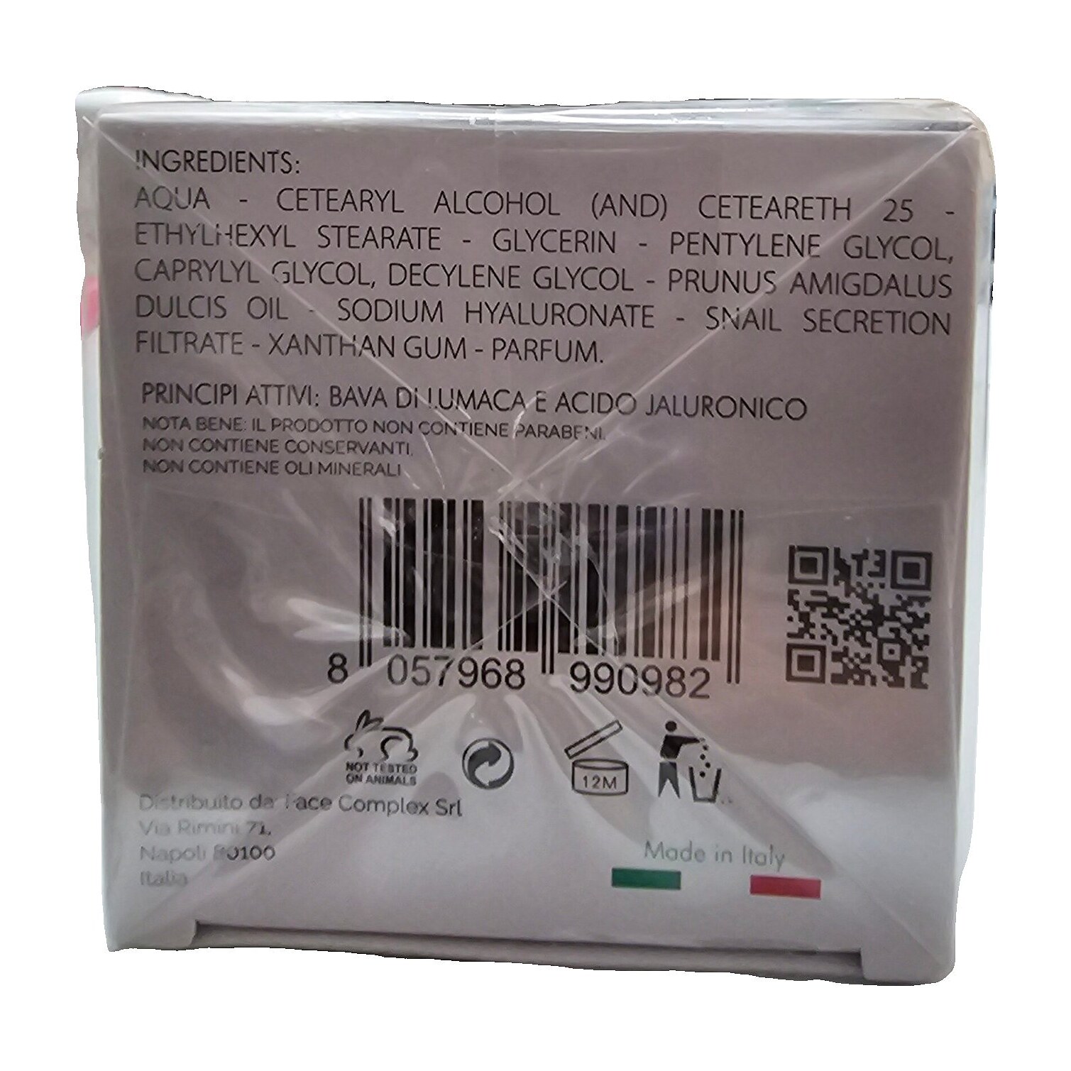 Contorno occhi Bava di Lumaca Face Complex 30 ml — occhiaie, borse, zampe di gallina - immagine 2