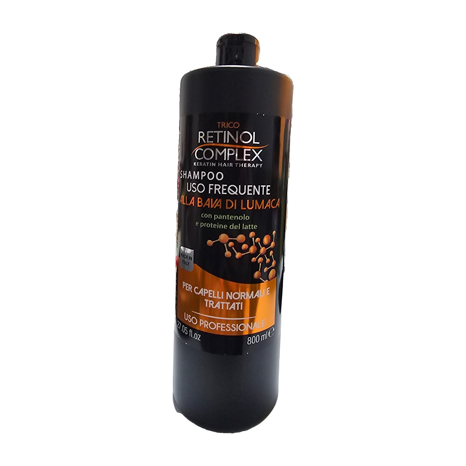 Shampoo capelli alla bava di lumaca Trico Retinol Complex 800 ml — uso professionale - immagine 2