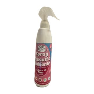 Spray tessuti e ambiente Sweet Home "Gocce di Seta" 250 ml — con tea tree