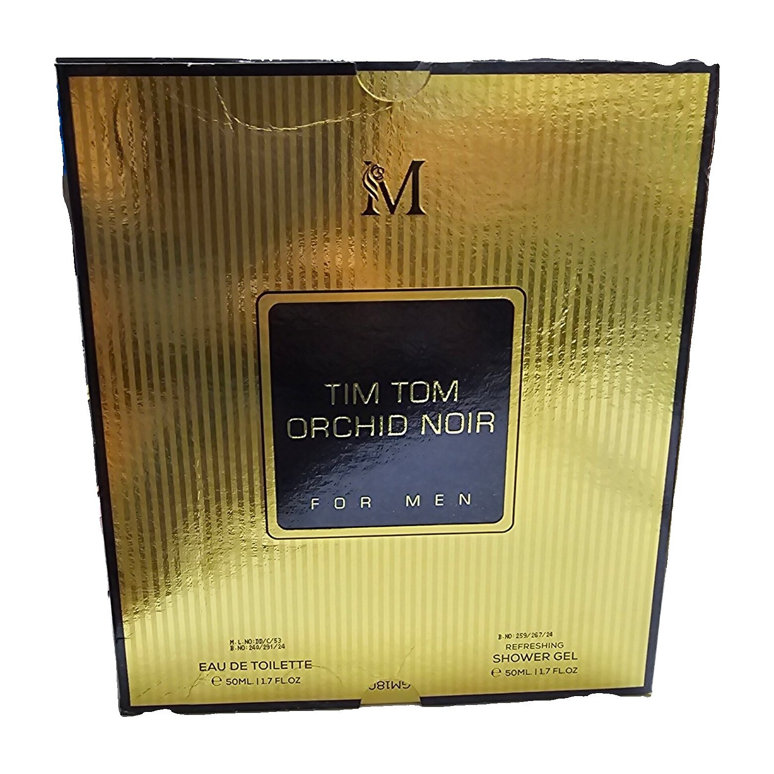 Set uomo Tim Tom Orchid Noir Limited Edition — eau de toilette 50 ml e shower gel 50 ml - immagine 2