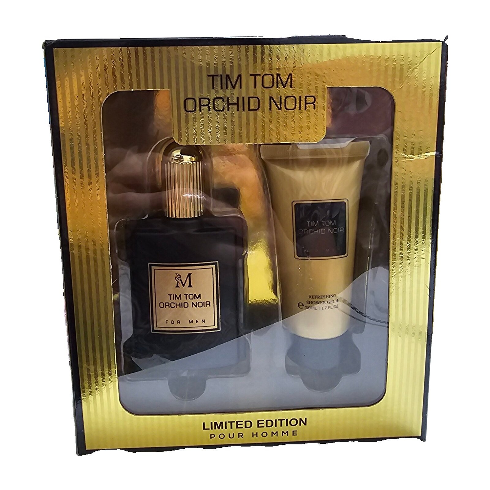 Set uomo Tim Tom Orchid Noir Limited Edition — eau de toilette 50 ml e shower gel 50 ml