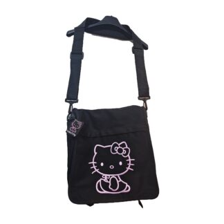 Borsa a tracolla Sanrio Hello Kitty nera - grande
