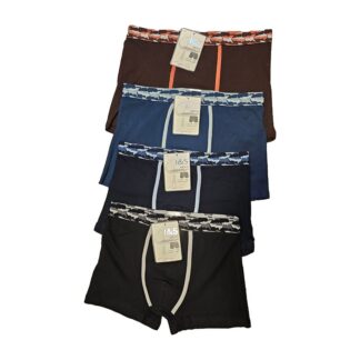 Boxer Uomo I&S Underwear — Nero, Blu, Nero Blu, Marrone