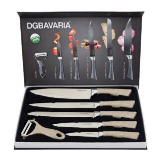 Set 6 Coltelli DGBAVARIA — Pelapatate Incluso, Nichel Free