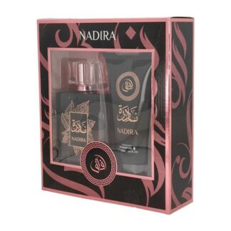 Set Profumo Nadira — Eau de Parfum + Shower Gel, Cofanetto Donna