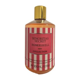 Bagnoschiuma Senoritas Secret Bombshell — Gel Doccia Rinfrescante all'Aloe, 300 ml