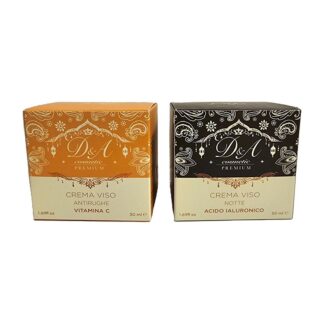 Set 2 Creme Viso — Antirughe Vitamina C + Notte Acido Ialuronico 50ml